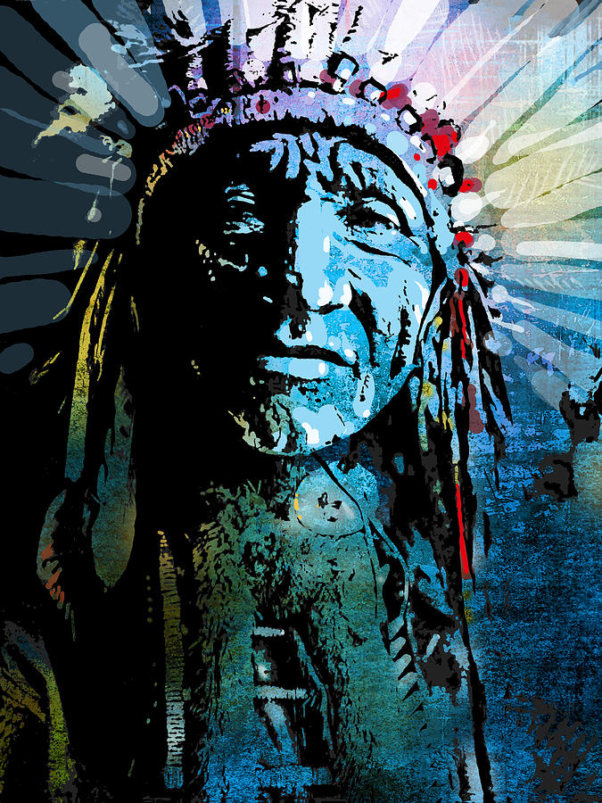 Native American Painting - Sioux Chief by Paul Sachtleben