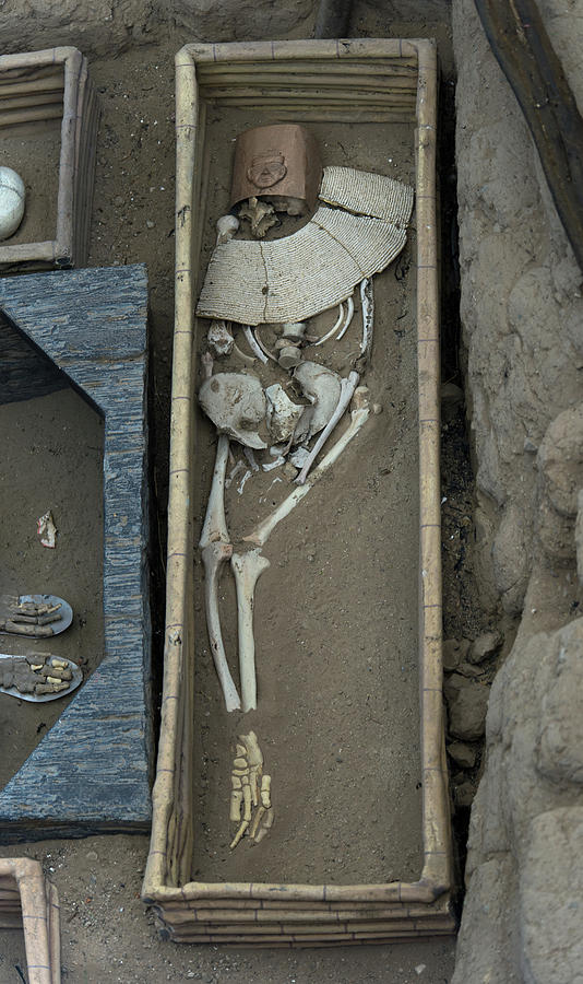 Sipan Replica of actual Tombs Digital Art by Carol Ailles