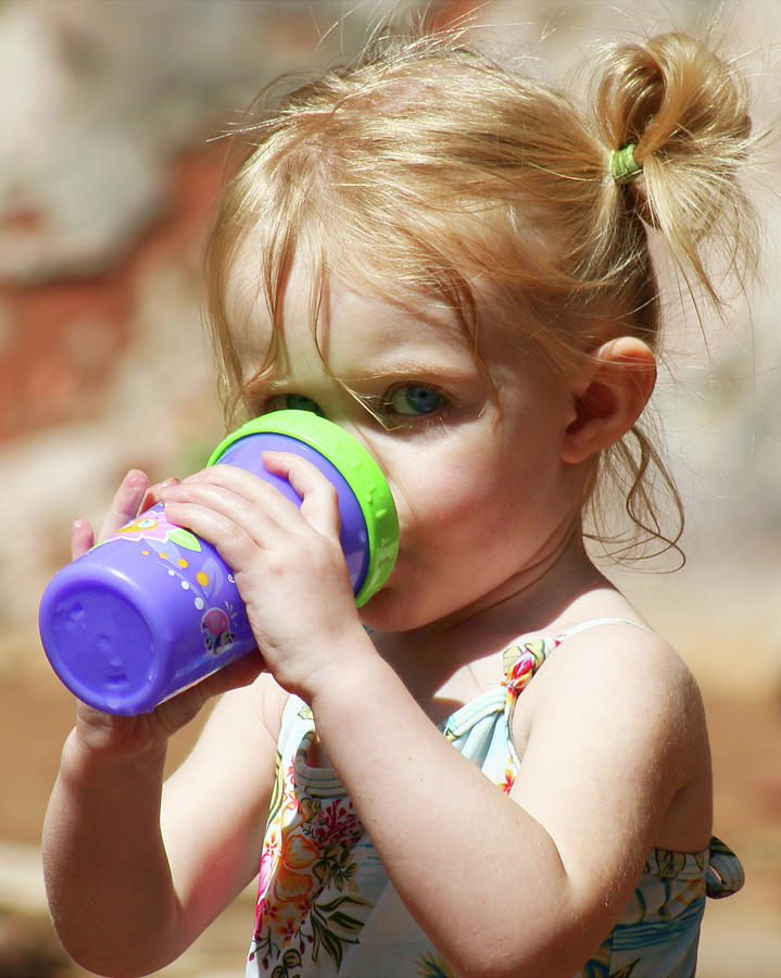 A Little Girl at the Beach Coffee Mug by Derrick Neill - Fine Art