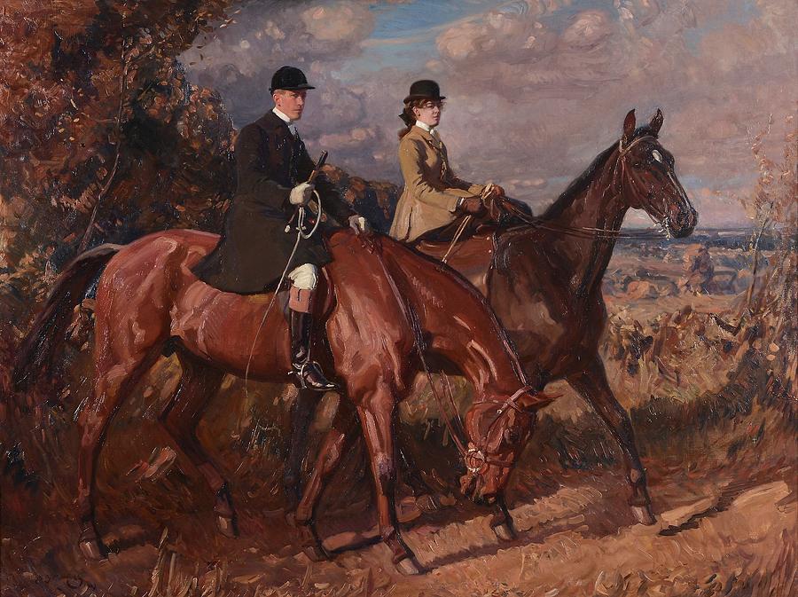 Sir Alfred James Munnings Painting by MotionAge Designs