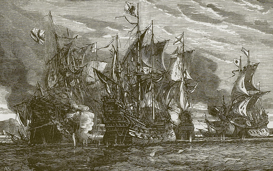 Boat Drawing - Sir Andrew Woods Victory by English School