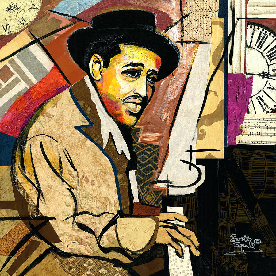 Orlando Painting - Sir Duke Ellington by Everett Spruill