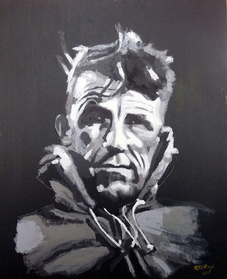 Sir Edmund Hillary Painting by Richard Le Page