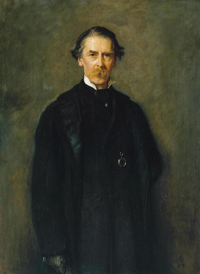 Sir Henry Thompson Painting by John Everett Millais