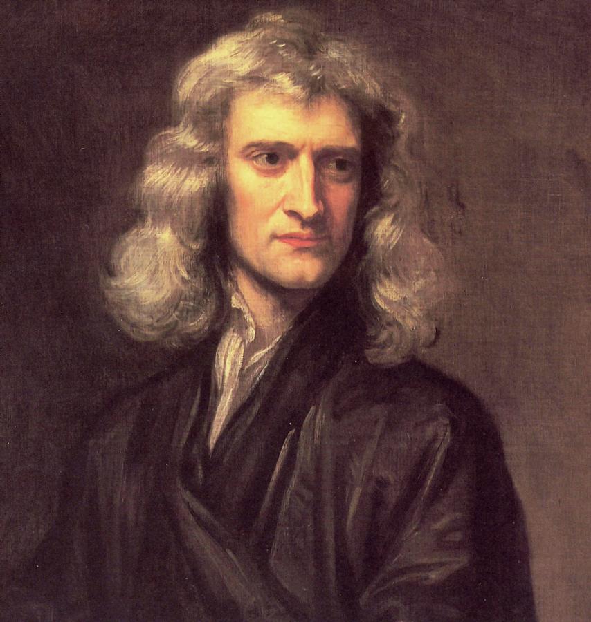 Sir Isaac Newton Painting by Godfrey Kneller