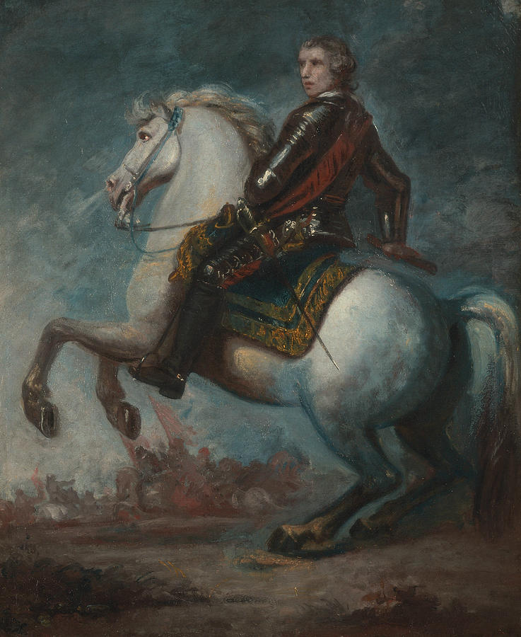 Sir Jeffrey Amherst Painting by Joshua Reynolds