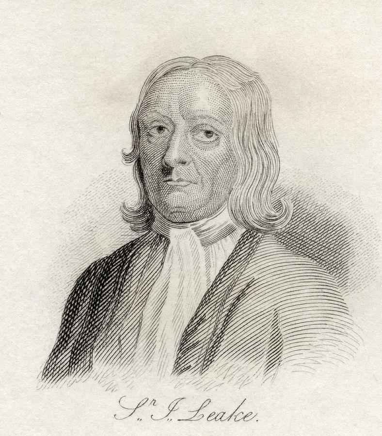 Sir John Leake 1656 - 1720. English Drawing by Vintage Design Pics ...