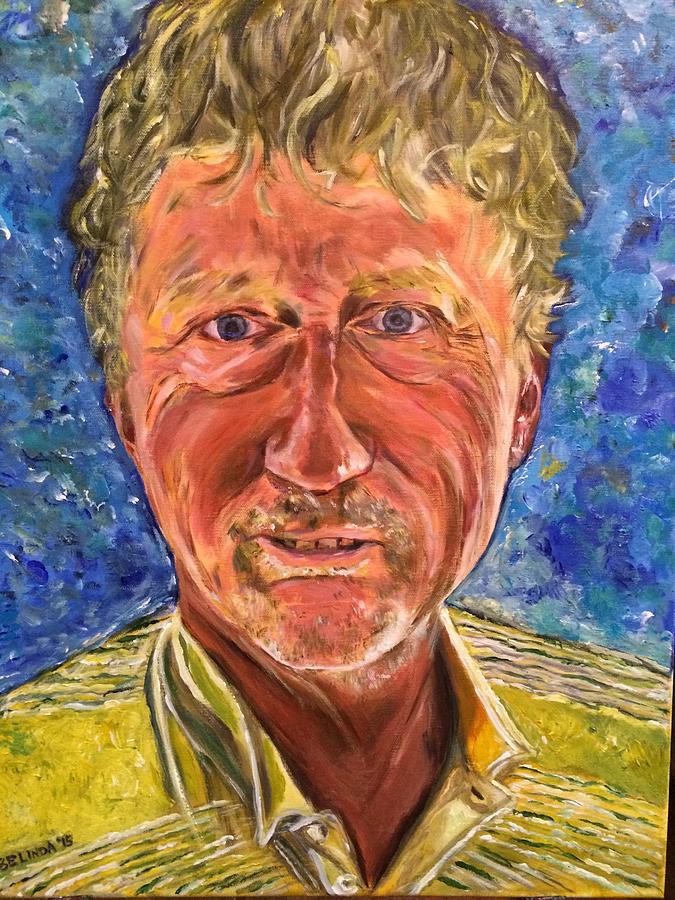 Vincent Van Gogh Painting - Sir Norman Walford by Belinda Low
