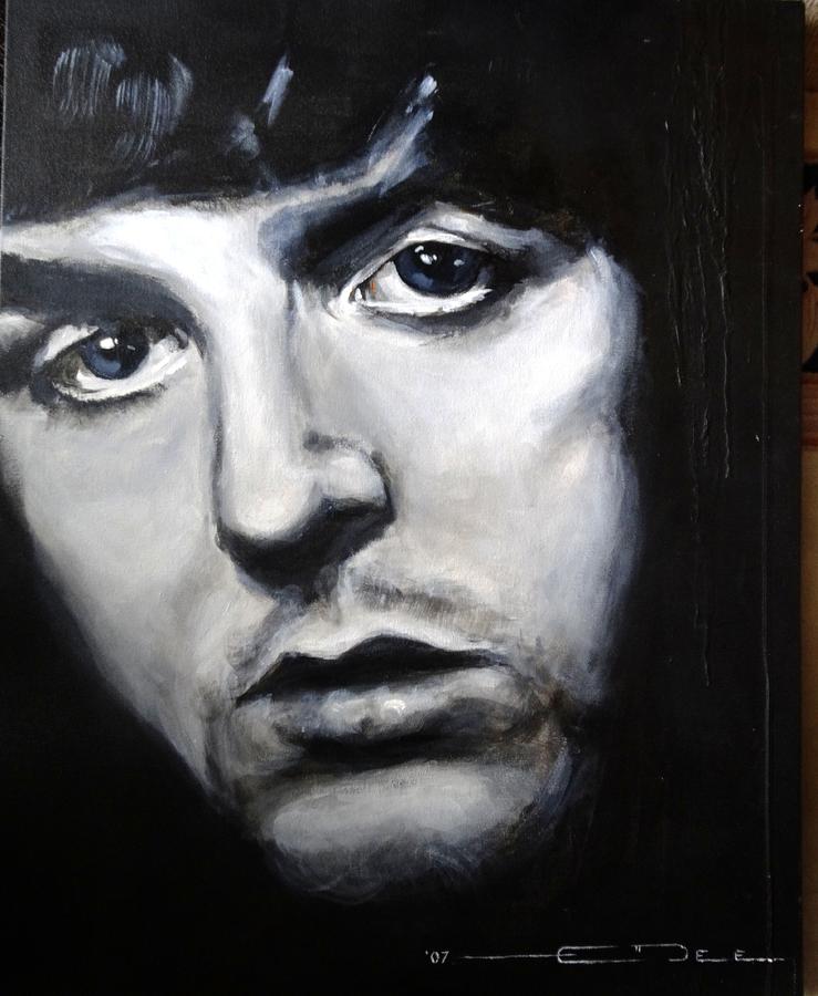Sir Paul McCartney Painting by Eric Dee