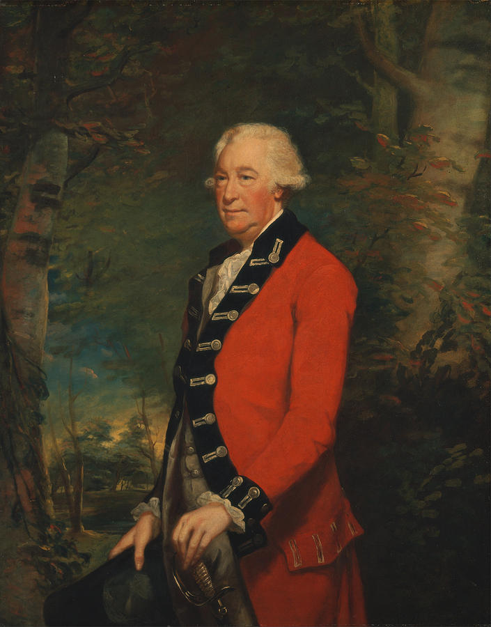 Sir Ralph Milbanke Bt. in the Uniform of the Yorkshire North Riding Militia Painting by James Northcote