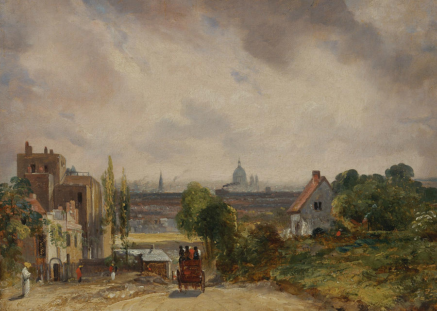 Sir Richard Steeles Cottage Painting by John Constable