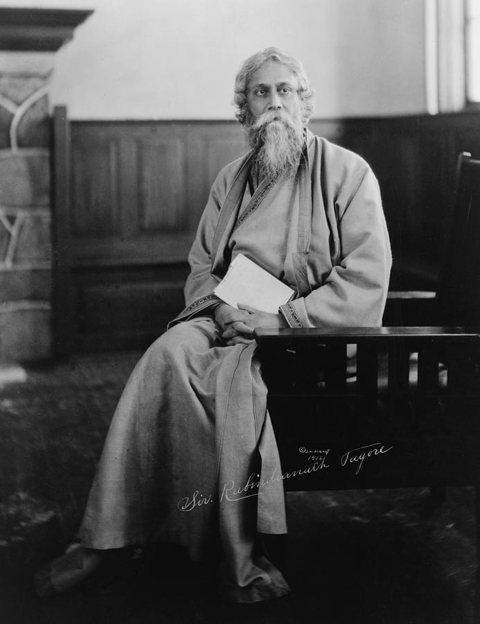 Sir Tagore Rabindranath, 1861-1941 Photograph by Everett
