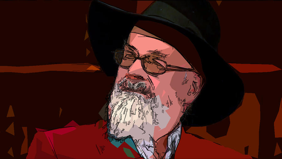 Sir Terry Pratchett 1948-2015 Photograph by C H Apperson