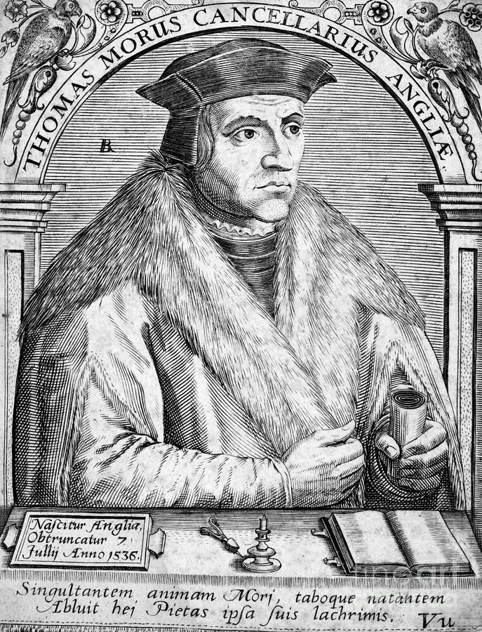 Hat Photograph - Sir Thomas More (1478-1535) by Granger