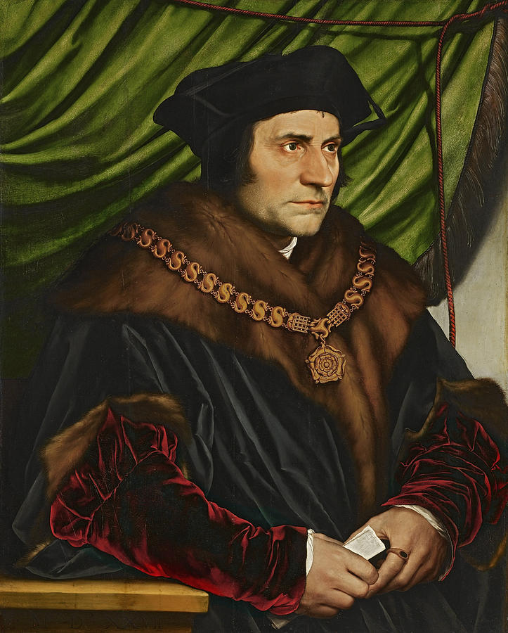 Thomas More Painting - Sir Thomas More by War Is Hell Store