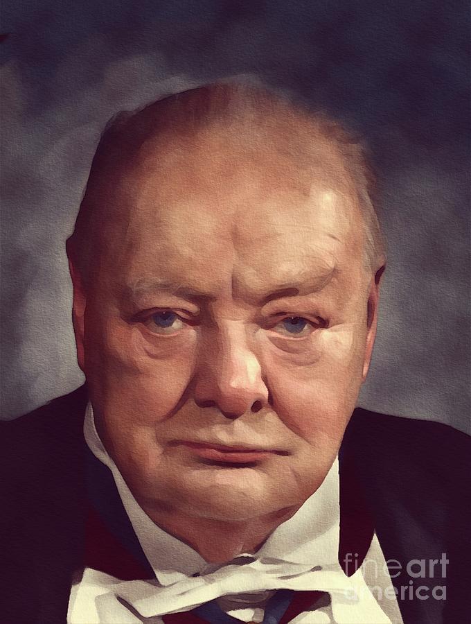 winston churchill painting signature