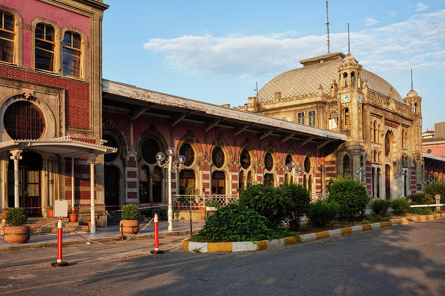 Sirkeci Railway Station at Sunset in Istanbul Photograph by Artur Bogacki