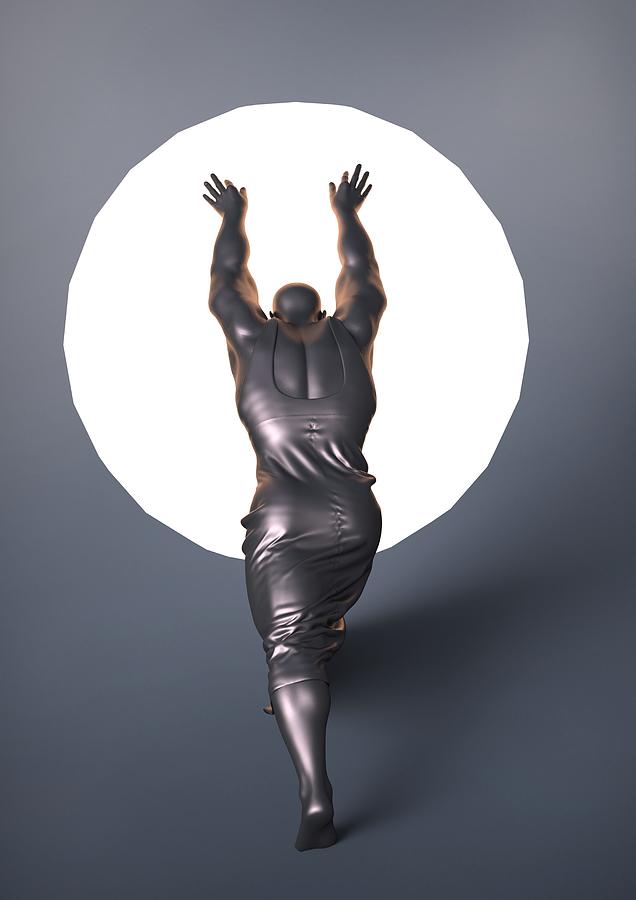 Sisyphus Lamp Digital Art