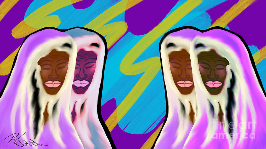 Sister Digital Art - Sistaren by Robert Watson Sister Digital Art - Sistaren by Robert Watson