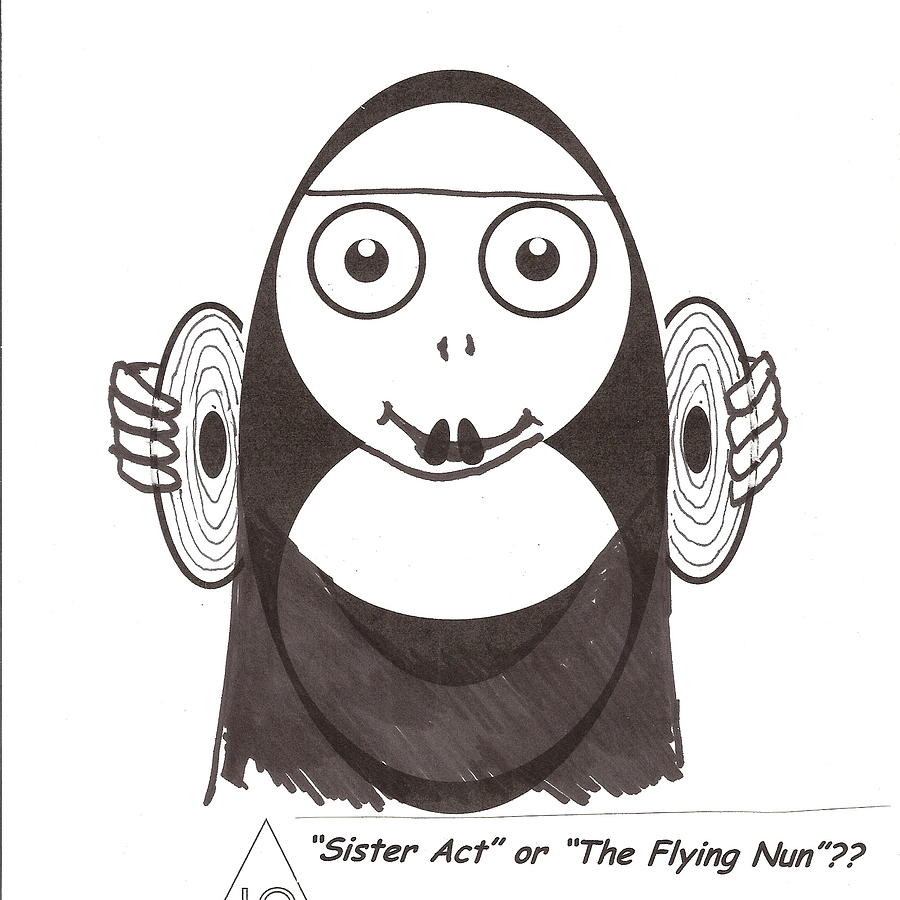 Sister Act Drawing by Roger Swezey