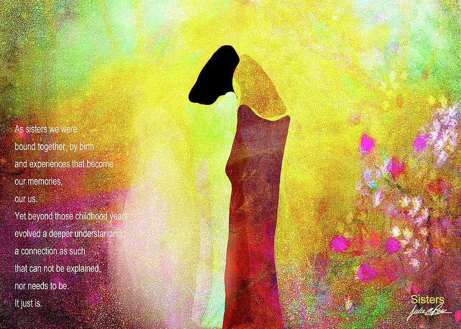 Achieve Digital Art - Sisters by Julie m Rae Achieve Digital Art - Sisters by Julie m Rae