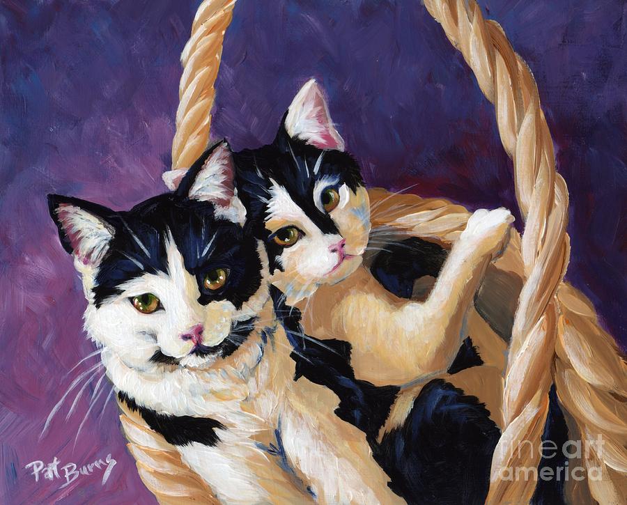 Sisters Painting by Pat Burns