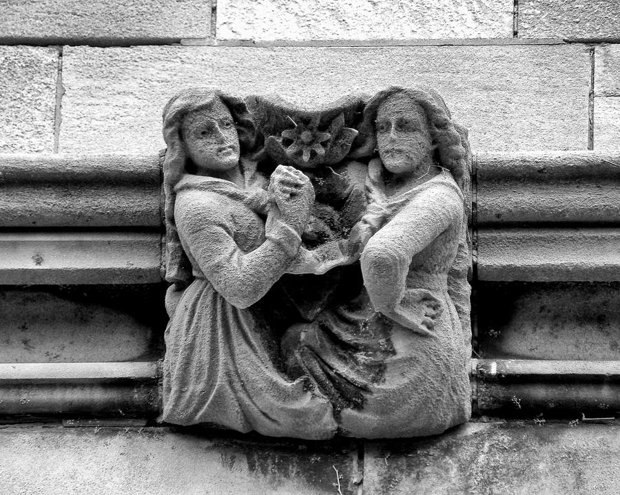 Sisters with a Cause Gargoyle Univ of Chicago 2009 Photograph by Joseph ...