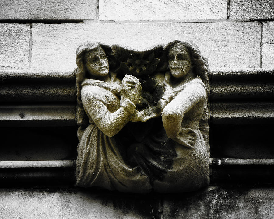 University Of Chicago Photograph - Sisters With a Cause Gargoyle V.2 by Joseph Duba