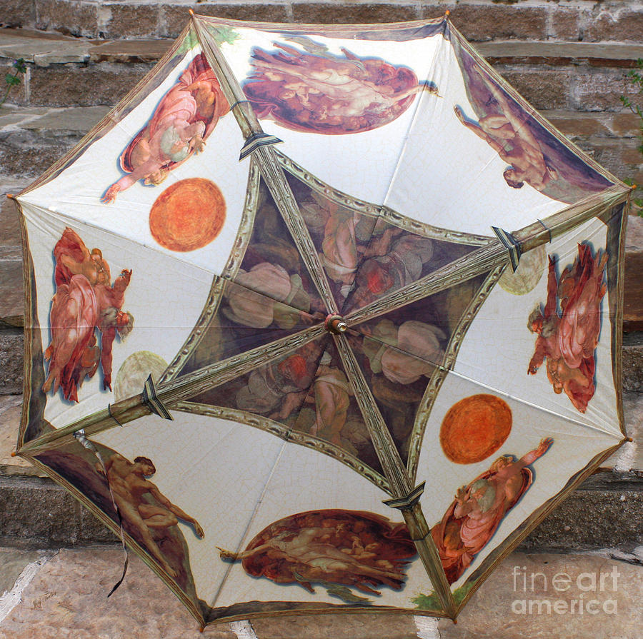 Umbrella Photograph - Sistine Chapel Umbrella by Joy Tudor