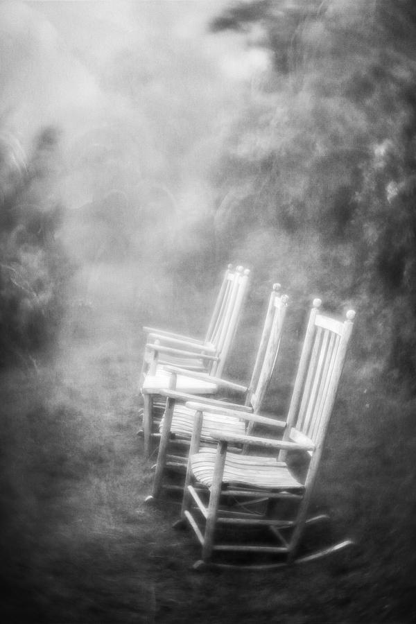 Sit A Spell - bw Photograph by Joye Ardyn Durham