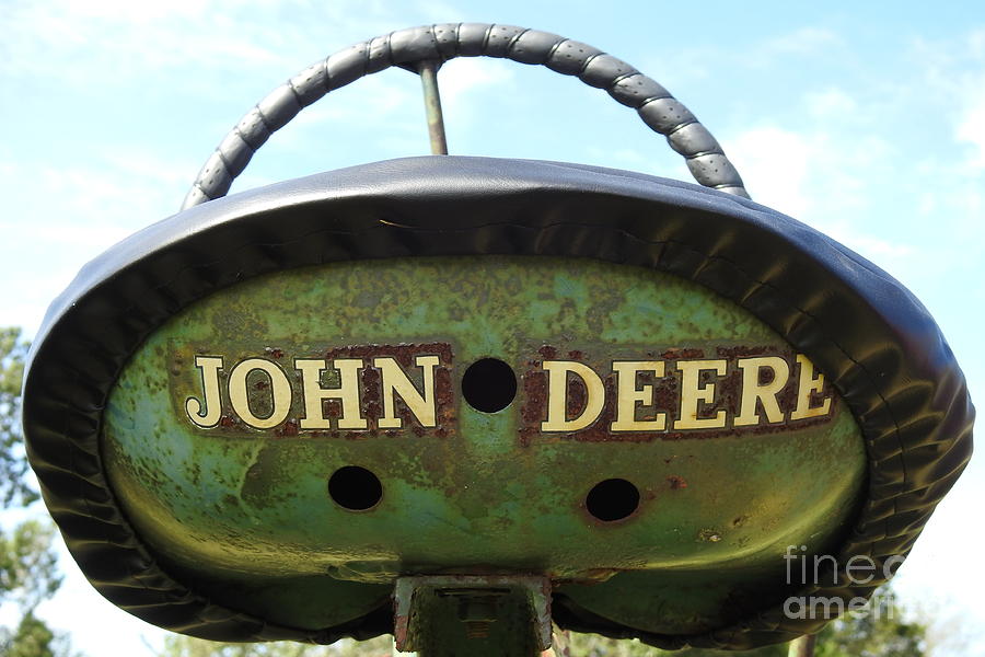 Sit on my John Deere - Tractor 782 Photograph by Ella Kaye Dickey