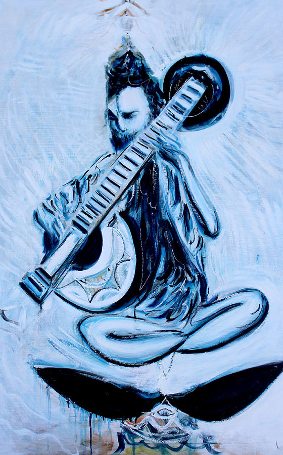 Sitar Painting by Alexander Carletti - Pixels