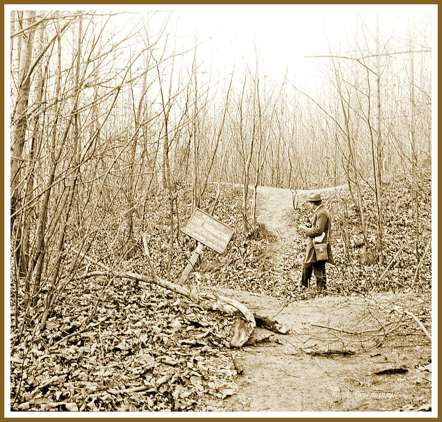 Site of Fort Washington Remains, 1900, Vintage Photograph Photograph by A Macarthur Gurmankin