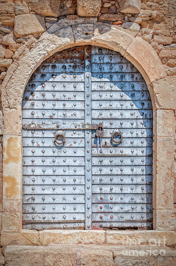 Sitia Fort Main Door Photograph by Antony McAulay