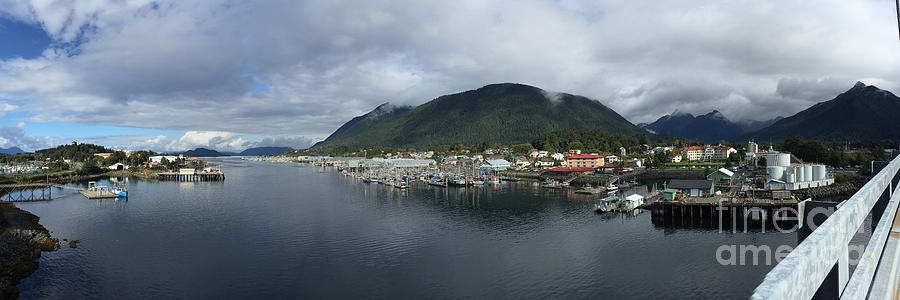 Sitka Photograph - Sitka Alaska from The John Oconnell Bridge Is A Cable-stayed Bridge 2015 by Monterey County Historical Society