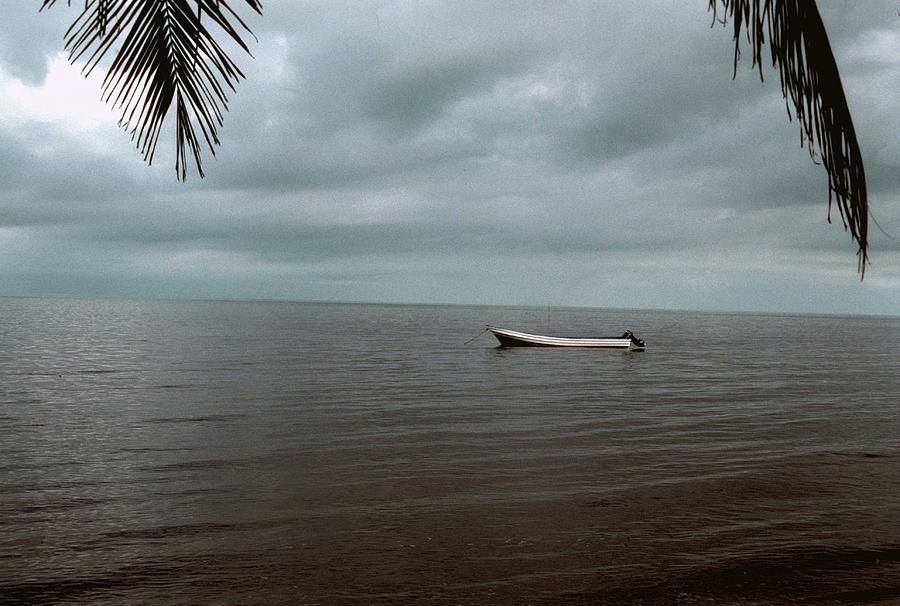 Boat Photograph - Sittin in the bay by Gary Wonning