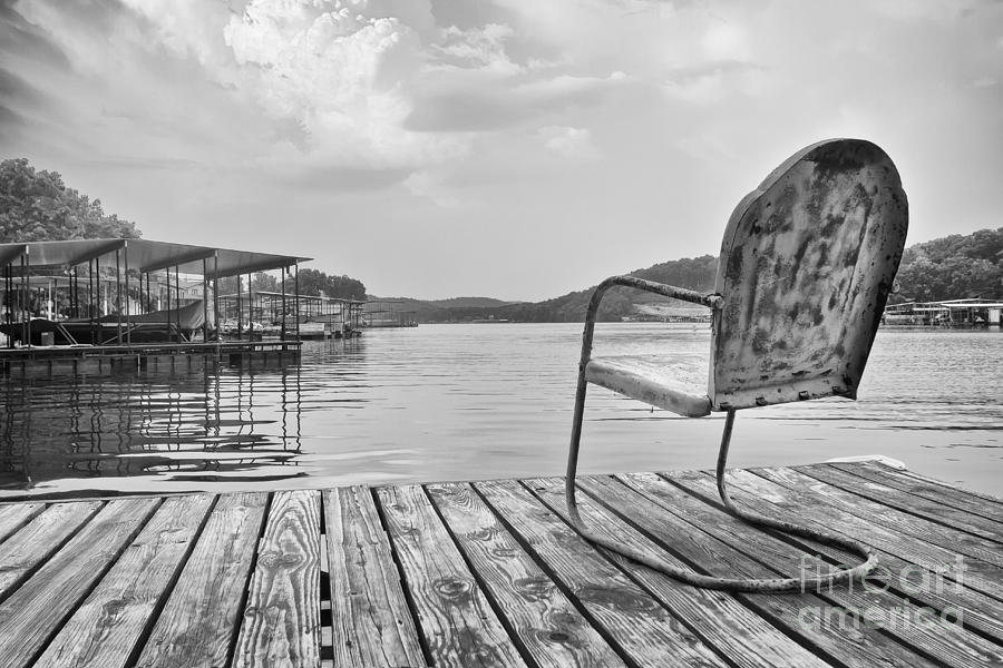 Sittin on the Dock at the Lake Photograph by Dennis Hedberg