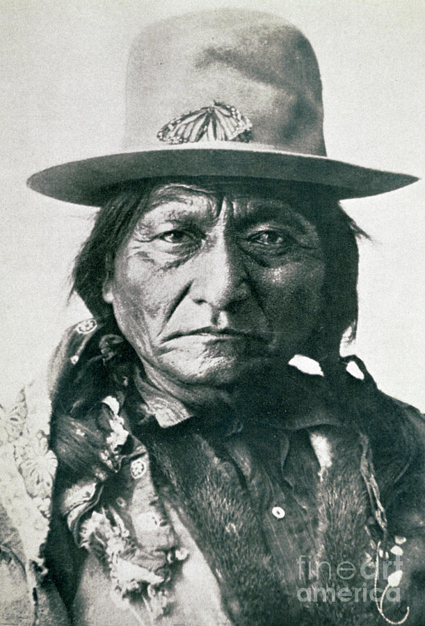 Black And White Photograph - Sitting Bull by American School