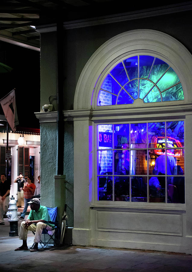 New Orleans Photograph - Sitting Outside A Bar by Greg and Chrystal Mimbs