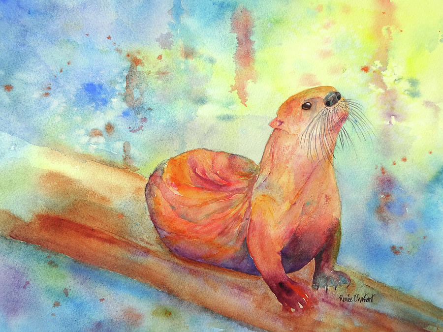 Nature Painting - Sitting Pretty by Renee Chastant