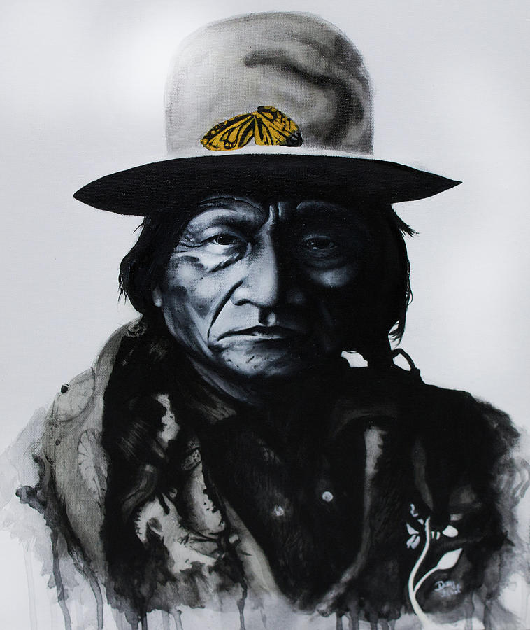 Sitting Bull Painting By Danny Frost Fine Art America   Sittingbull Danny Frost 