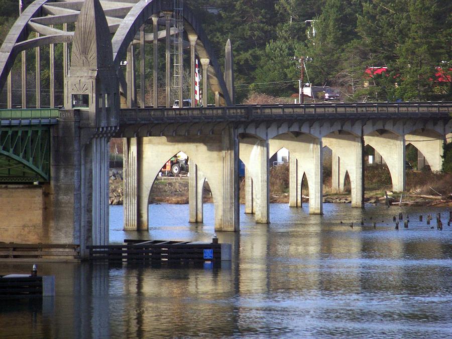 Siuslaw river bridge Photograph by Armand Chichmanian - Fine Art America