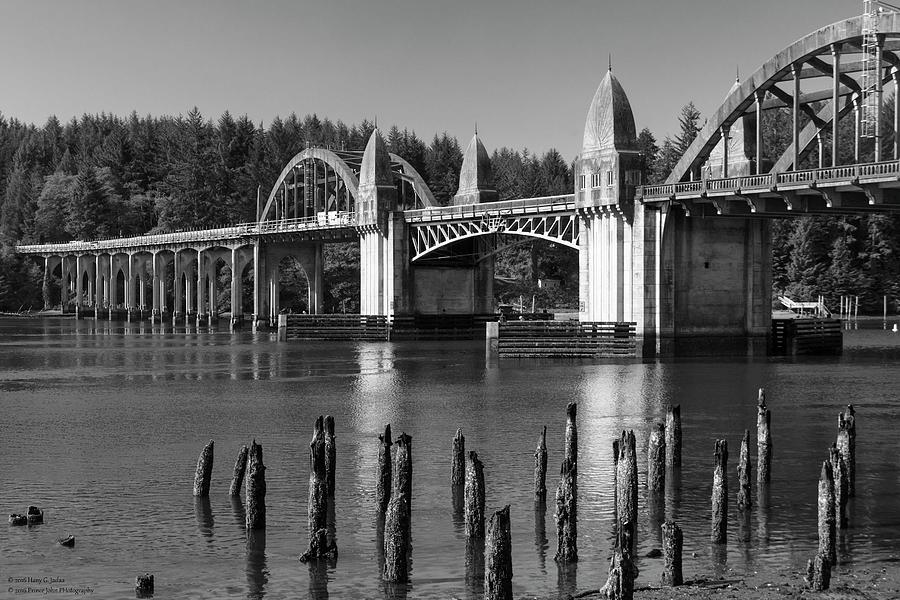 Siuslaw River Bridge  Photograph by Hany J