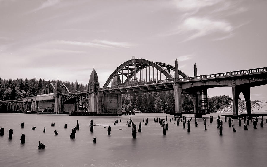 Siuslaw River Bridge Photograph by HW Kateley