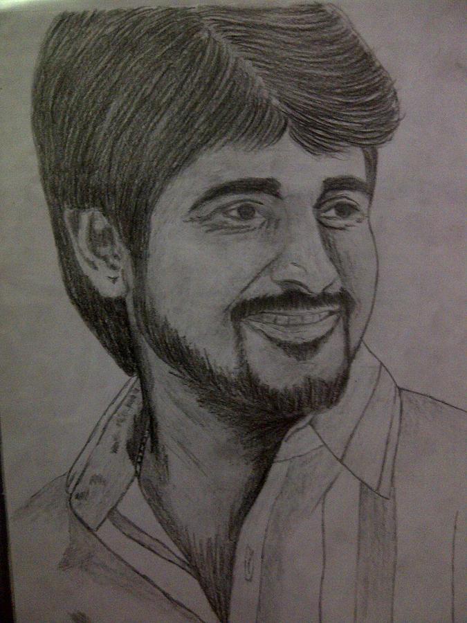 Siva Karthigeyan Drawing by Veera Mani - Fine Art America