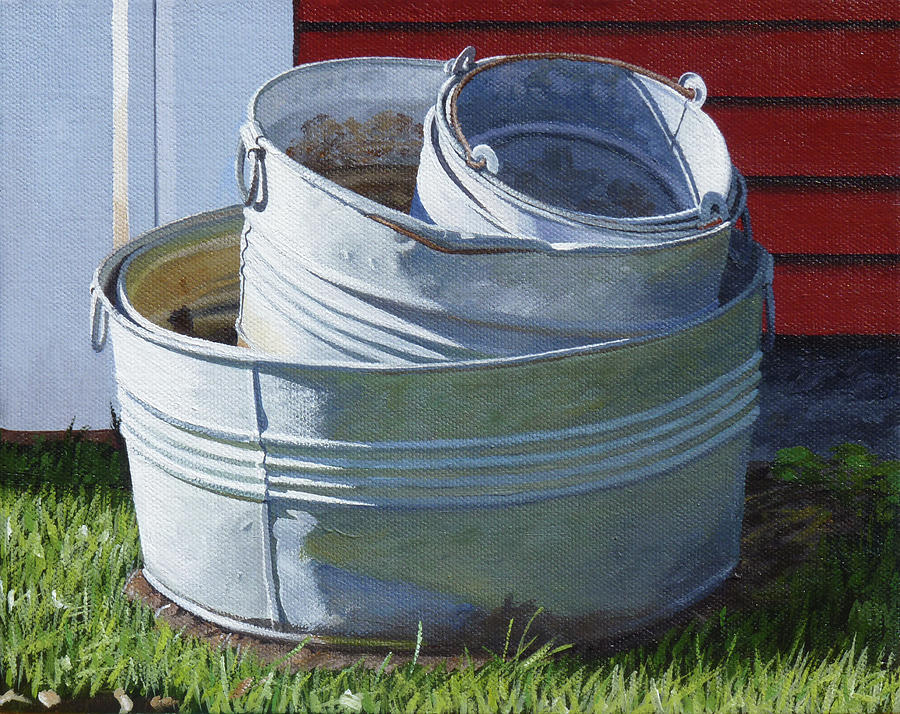 Six Buckets Painting