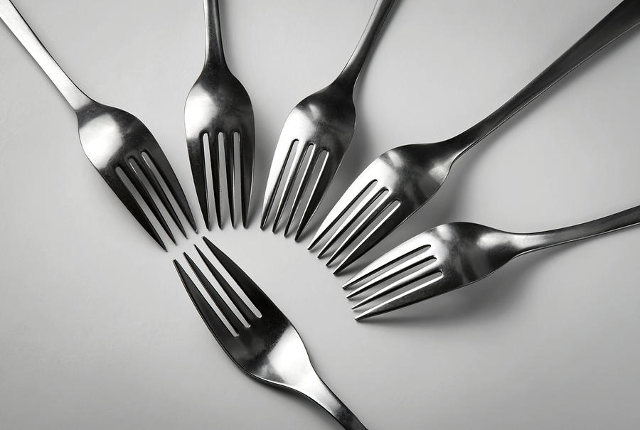 Six Forks Abstract Composition Photograph by Jozef Jankola