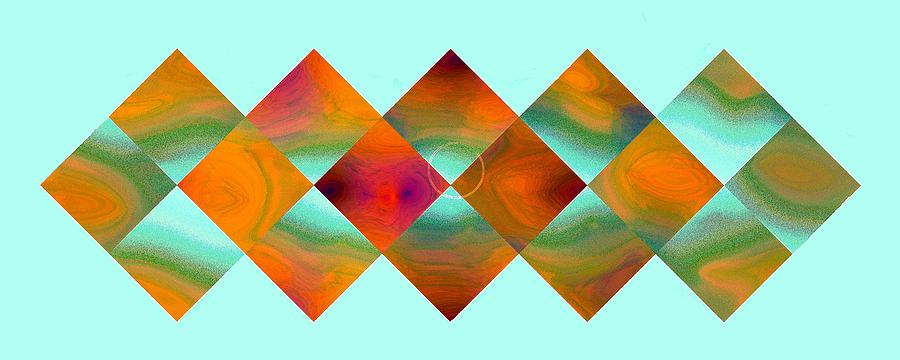 Sixteen Box Bright Parade Pastel-3 Digital Art by Doug Morgan