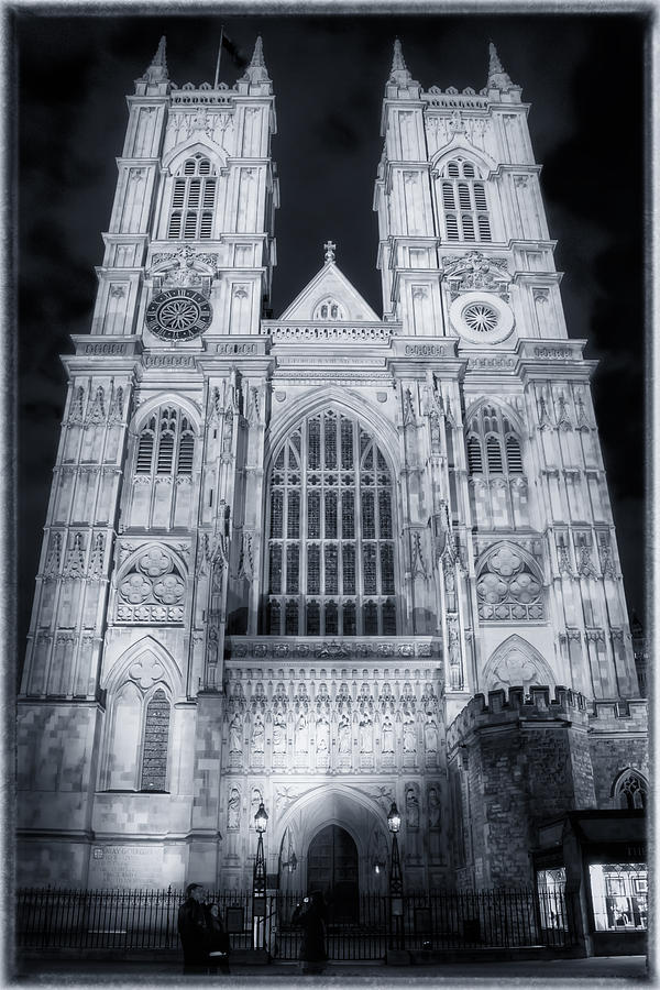 Westminster Abbey Night Photograph by Joan Carroll