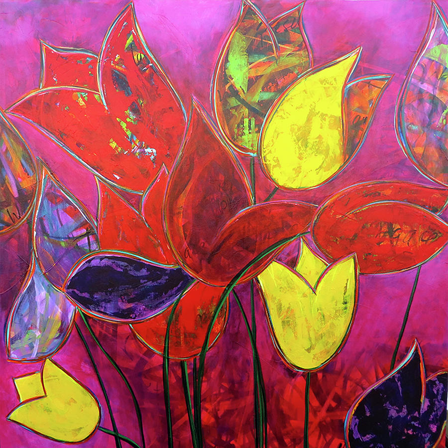 Flower Painting - Skagit Spring by Shawna Morris